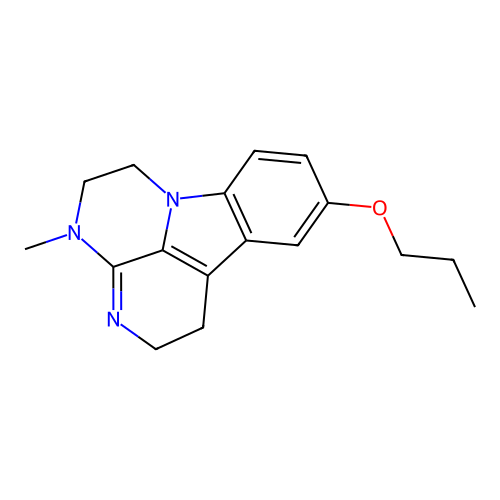 1H-3,4,6a-Triazafluoranthene, 2,4,5,6-tetrahydro-4-methyl-9-propoxy- structure