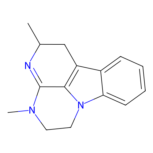 1H-3,4,6a-Triazafluoranthene, 2,4,5,6-tetrahydro-2,4-dimethyl- structure