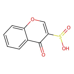 4-氧代-4H-1-苯并吡喃-3-亚磺酸 structure