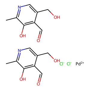 dichlorobispyridoxalpalladium (II) structure