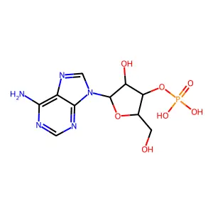 腺苷3'-磷酸酯 structure