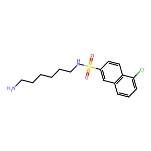N-(6-氨基己基)-5-氯萘-2-磺酰胺 structure