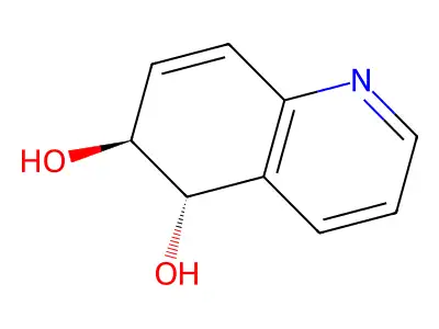(5S,6S)-5,6-dihydroquinoline-5,6-diol structure