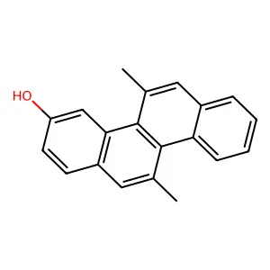 5,11-Dimethylchrysen-3-ol structure