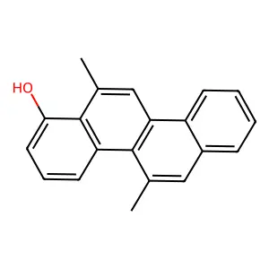 5,12-Dimethylchrysen-1-ol structure