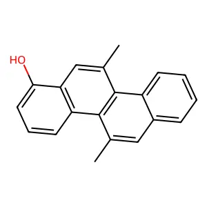 5,11-Dimethylchrysen-1-ol structure