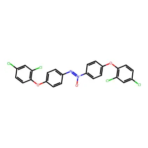 双(4-(2,4-二氯苯氧基)苯基)二氮烯1-氧化物 structure