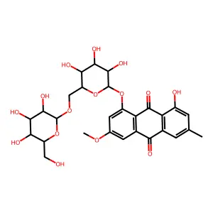 Physcion diglucoside structure