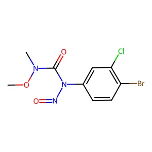 1-(4-Bromo-3-chlorophenyl)-3-methoxy-3-methyl-1-nitrosourea structure
