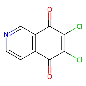 5,8-Isoquinolinedione, 6,7-dichloro- structure