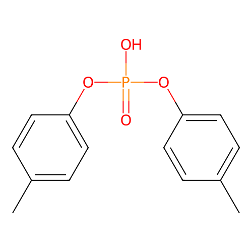Phosphoric acid, bis(4-methylphenyl) ester structure