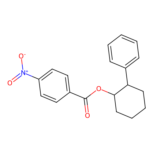 (2-Phenylcyclohexyl) 4-nitrobenzoate structure