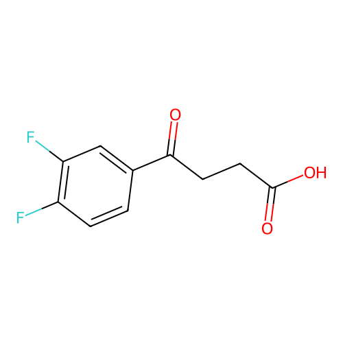 4-(3,4-Difluorophenyl)-4-oxobutanoic acid structure