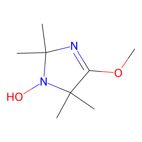 1H-Imidazole, 2,5-dihydro-1-hydroxy-4-methoxy-2,2,5,5-tetramethyl- structure