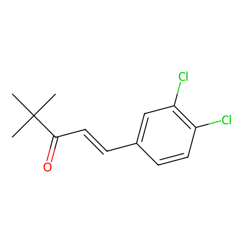 5-[3,4-Dichlorophenyl]-2,2-dimethyl-4-pentene-3-one structure
