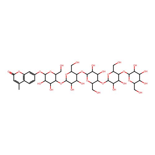4-MU beta-D-Cellopentoside structure