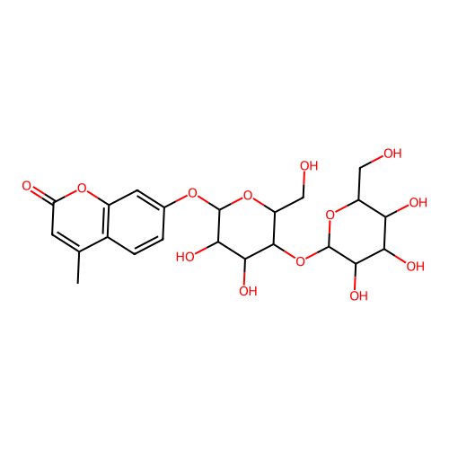 4-Methylumbelliferyl-b-D-lactoside structure