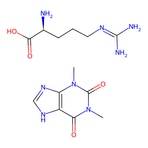Arginine theophyllinate structure
