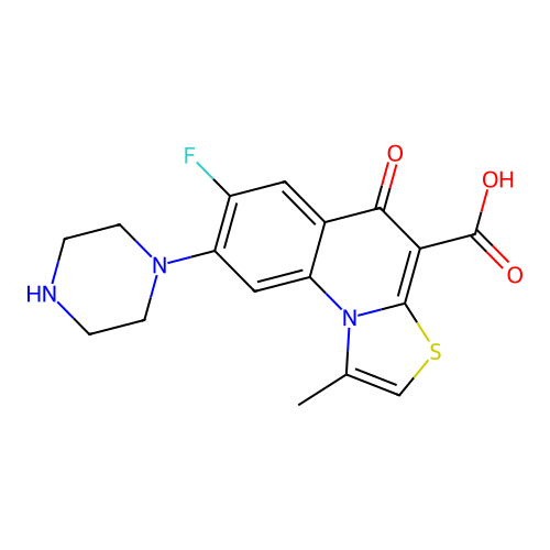 C17H16FN3O3S.1/2H2O structure