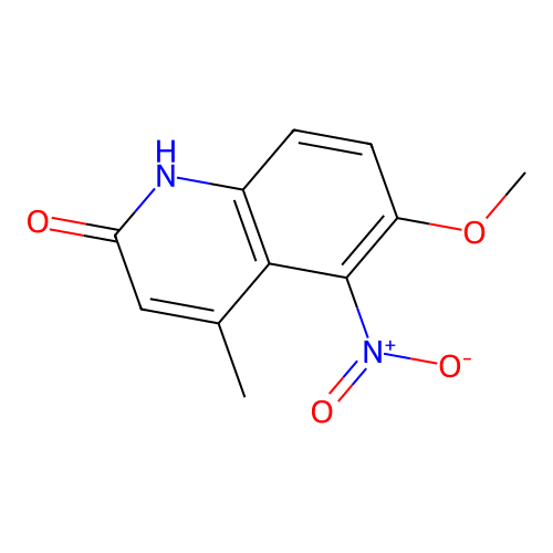 6-Methoxy-4-methyl-5-nitro-quinolin-2-ol structure