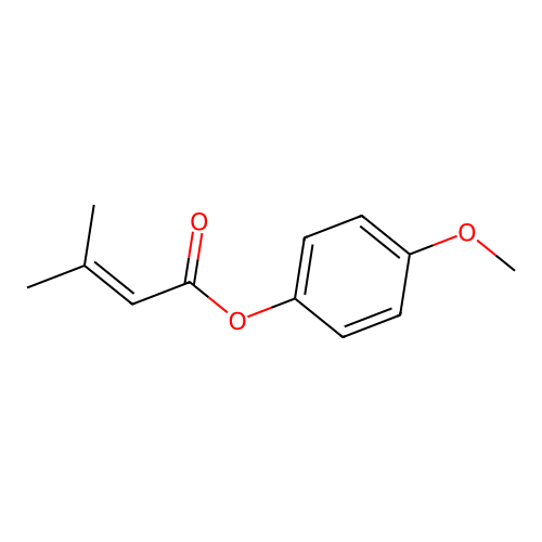 4-Methoxyphenyl 3-methylbut-2-enoate structure