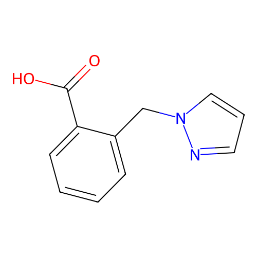2-Pyrazol-1-ylmethyl-benzoic acid structure