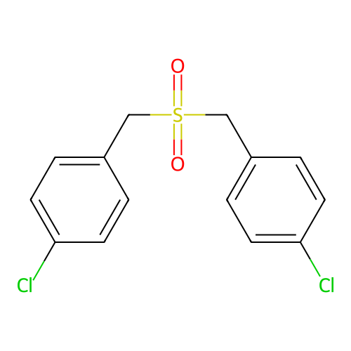 Bis[4-chlorobenzyl]sulfone structure