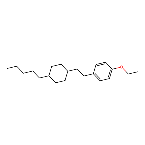 1-Ethoxy-4-[2-(4-pentylcyclohexyl)ethyl]benzene structure