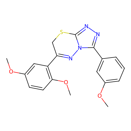triazolothiadiazine, 10B structure
