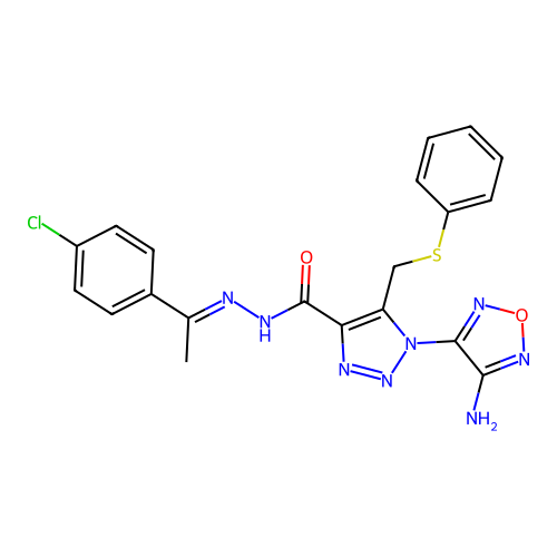 C20H17ClN8O2S structure