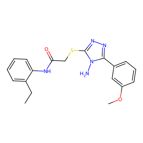 C19H21N5O2S structure