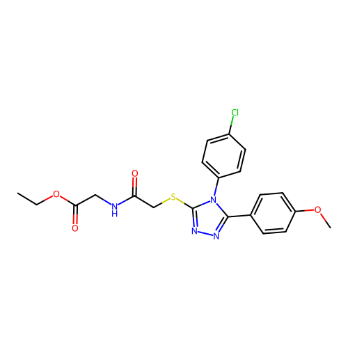 C21H21ClN4O4S structure