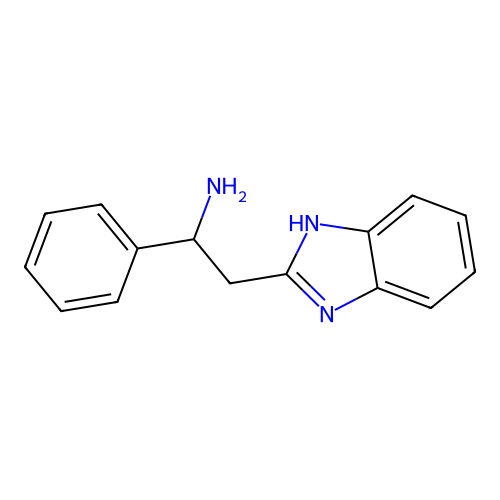2-(1H-benzimidazol-2-yl)-1-phenylethanamine structure