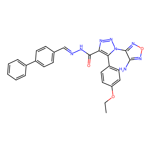 C26H22N8O3 structure