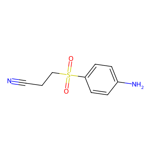 3-(4-Amino-benzenesulfonyl)-propionitrile structure