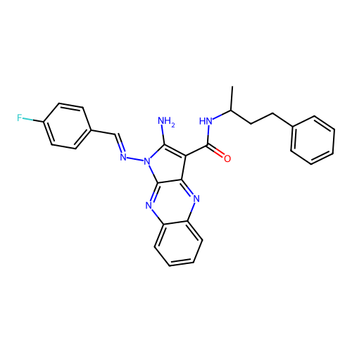 C28H25FN6O structure