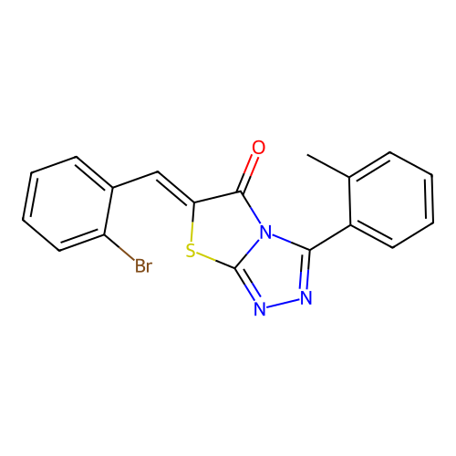 C18H12BrN3OS structure