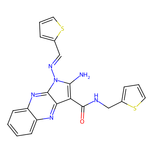 C21H16N6OS2 structure