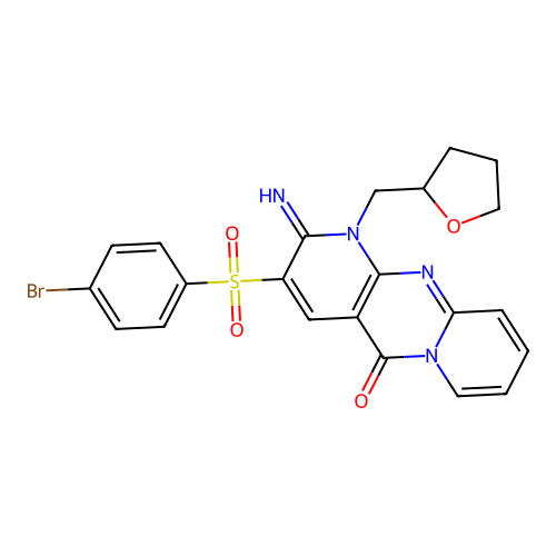 C22H19BrN4O4S structure