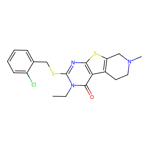 C19H20ClN3OS2 structure