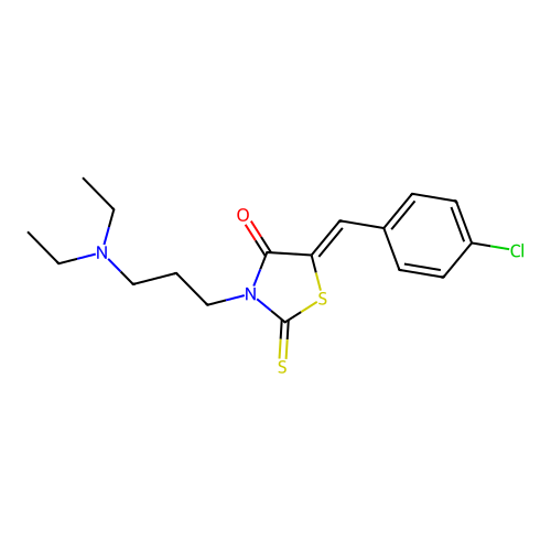 C17H21ClN2OS2 structure