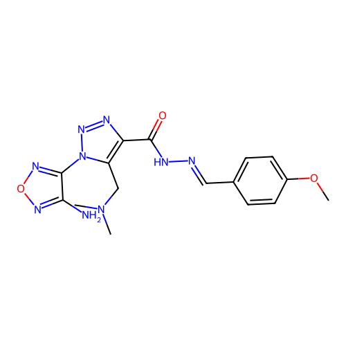 C16H19N9O3 structure