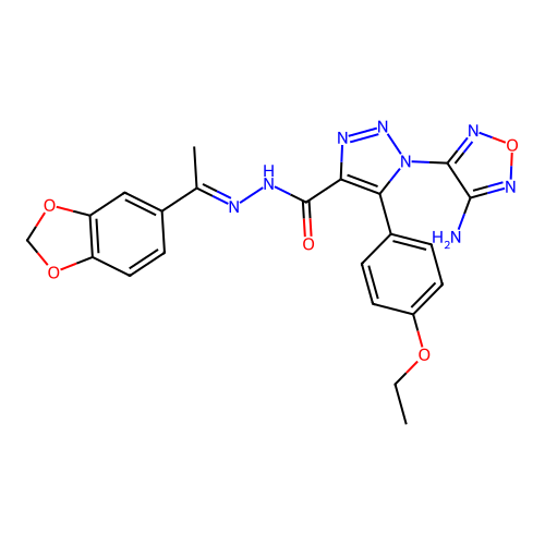 C22H20N8O5 structure