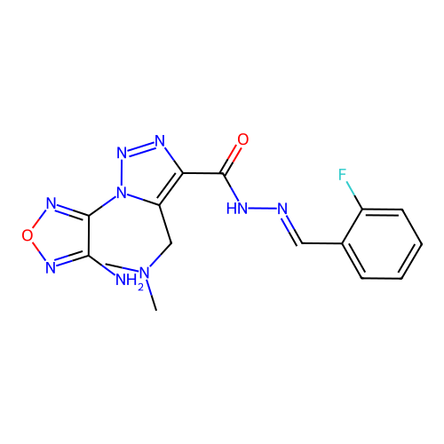 C15H16FN9O2 structure