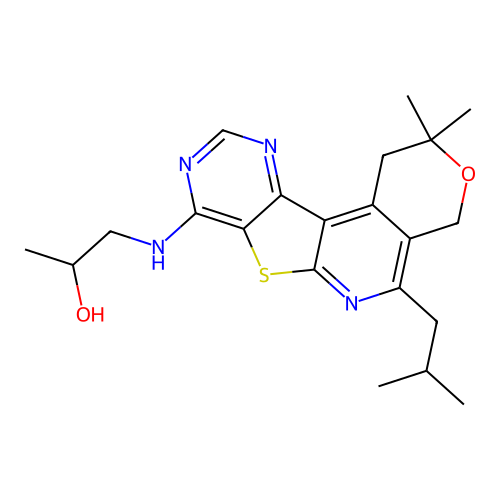 C21H28N4O2S structure