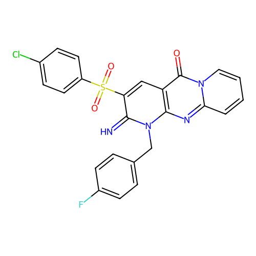 C24H16ClFN4O3S structure