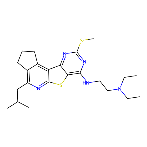 C23H33N5S2 structure
