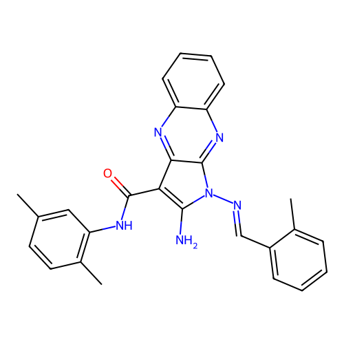 C27H24N6O structure