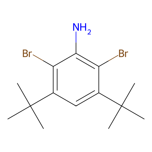 2,6-Dibromo-3,5-ditert-butylaniline structure