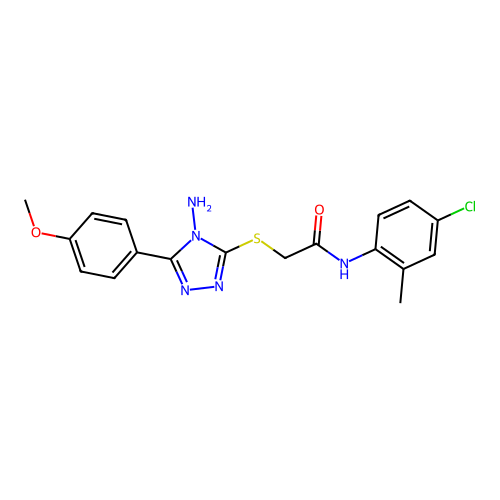 C18H18ClN5O2S structure